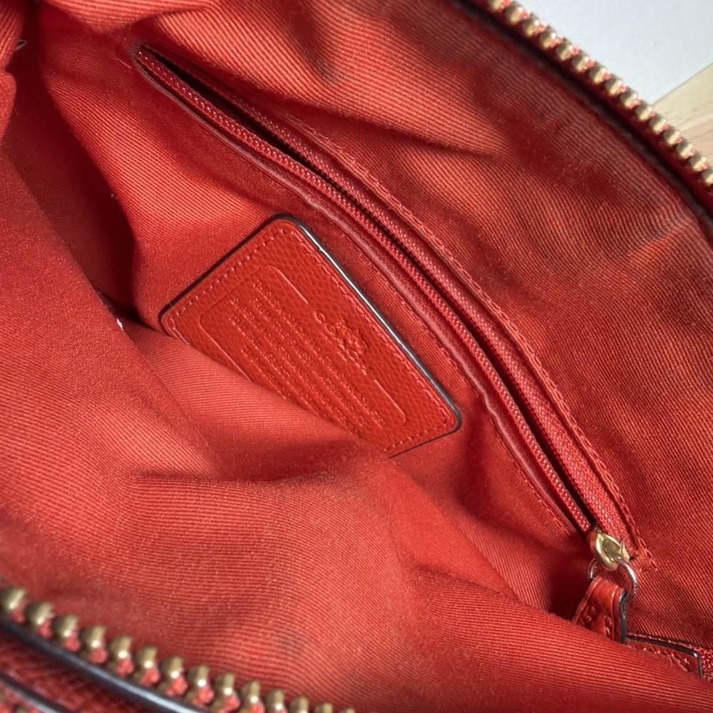 Coach Coral Mini Christie Carryall Crossbody Shoulder Bag In Crossgrain Leather - Picture 13 of 14